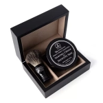 Pure Badger Shaving Brush And Jermyn Street Shaving Cream Wooden Gift Box