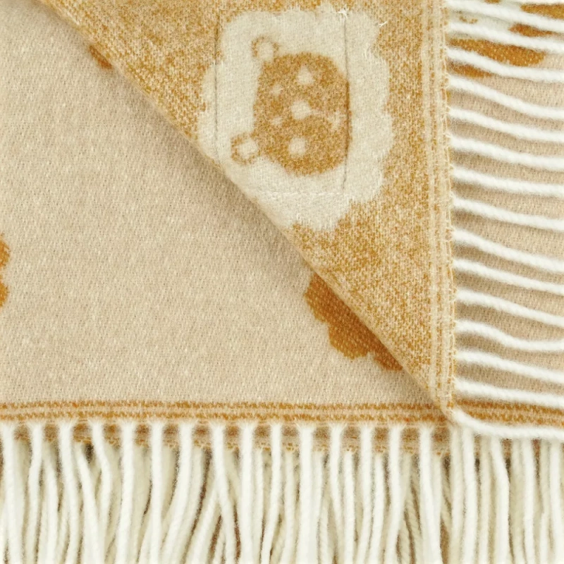 Merino Baby Blanket Lion