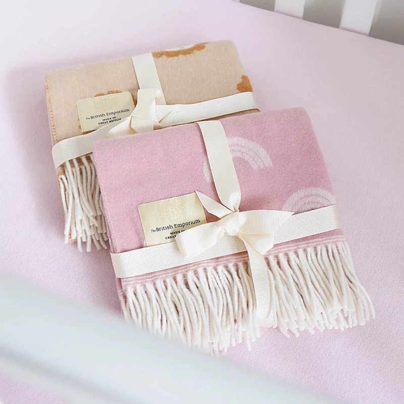 Merino Baby Blanket Lion