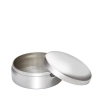 Plain Round Pewter Trinket Box