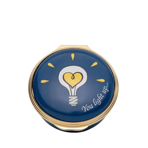 You Light Up My Life Enamel Box