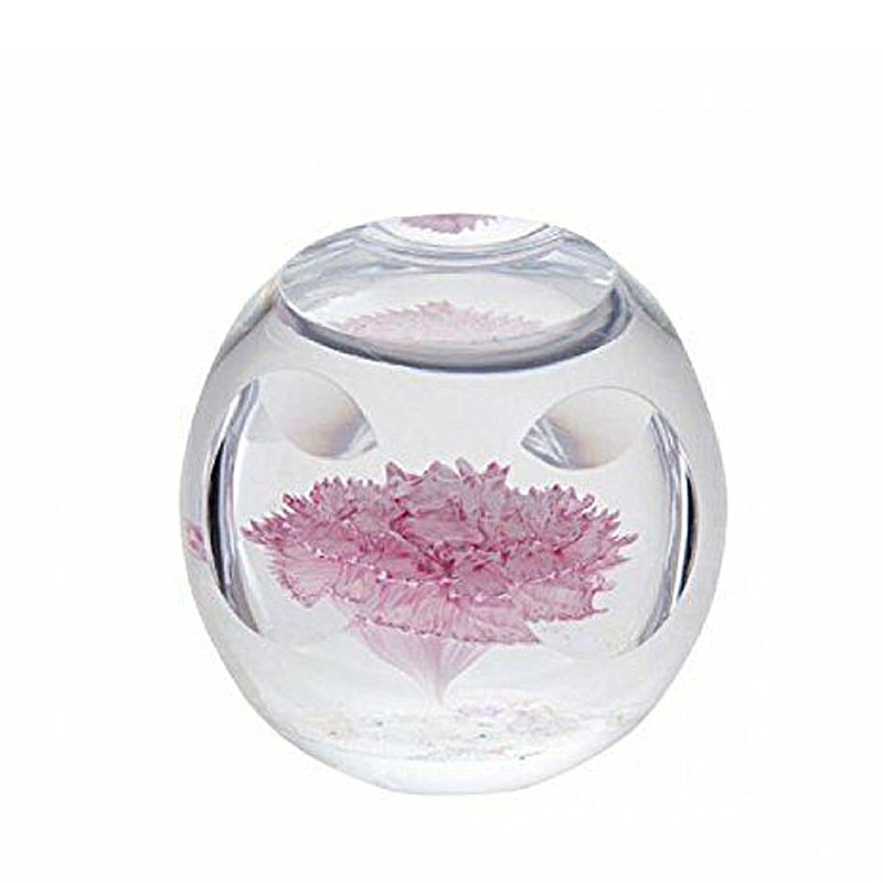 Bijoux Carnation Glass Paperweight