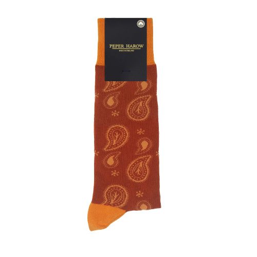 Mayfair Men's Socks Burnt Orange