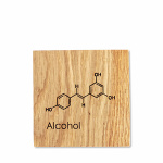 Scottish Oak Wood Coaster Alcohol