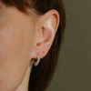 Petit Granule Hoops Earrings