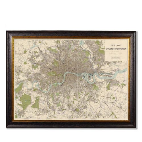 County Of London Framed Art