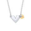 Hearts & Flowers You & Me Necklace