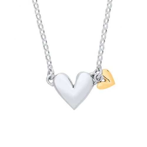 Hearts & Flowers You & Me Necklace