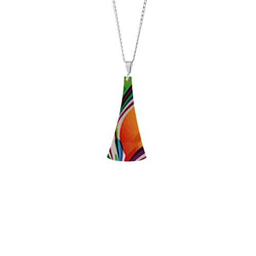 Gardenia Orange Pendant Necklace