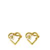 Posy Heart Stud Earrings