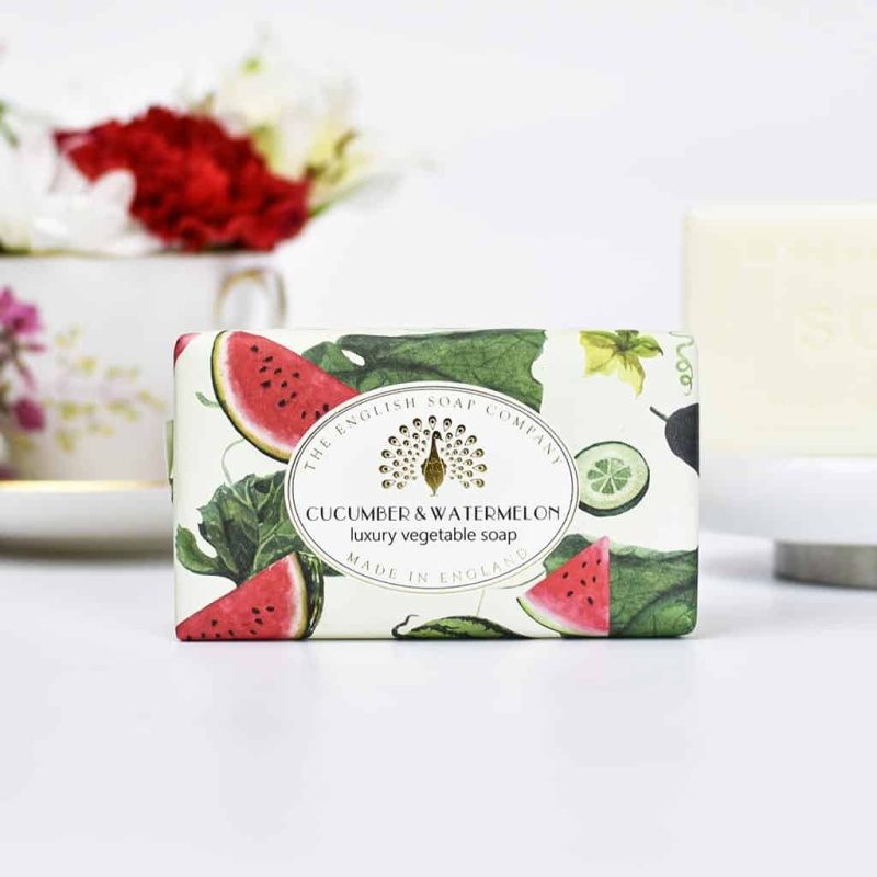 Vintage Cucumber And Watermelon Soap Bar