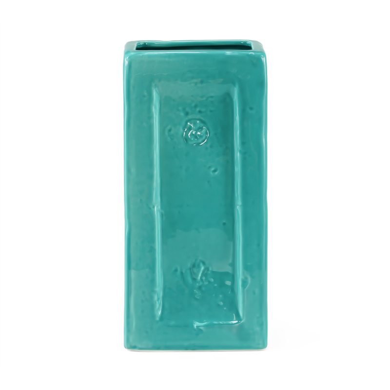 Yorkshire Brick Vase Turquoise