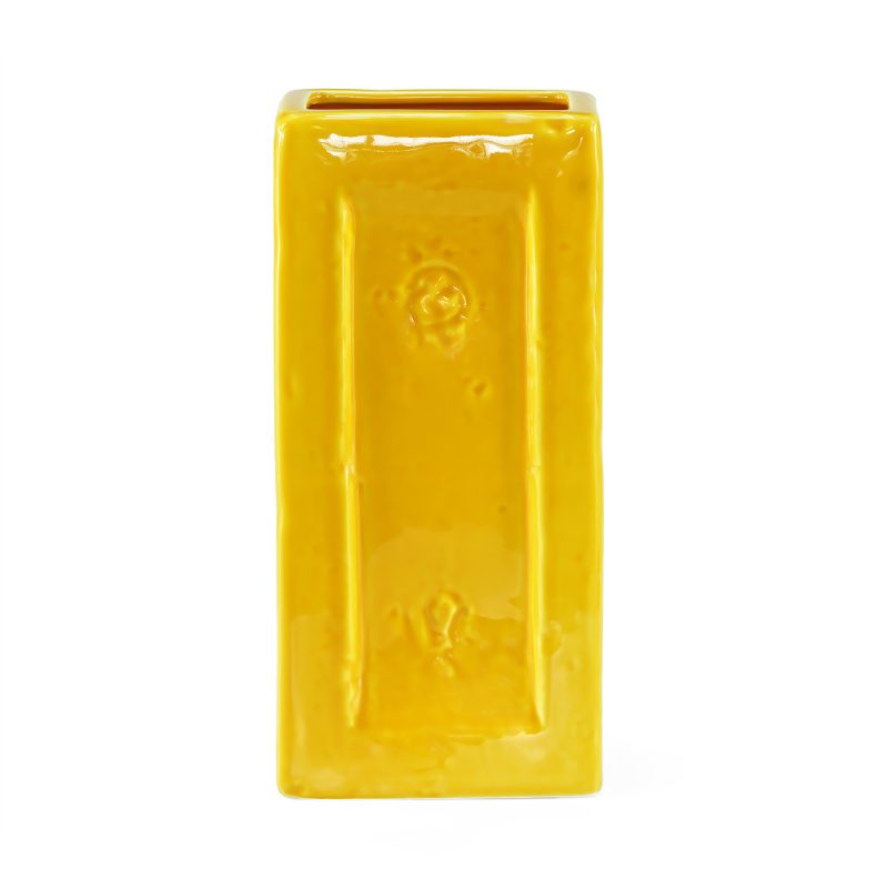 Yorkshire Brick Vase Yellow