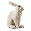 Leveret Hare Ceramic Raku Sculpture