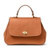 Tusting Holly Leather Handbag Tan