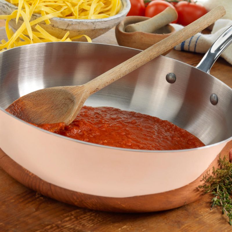 Copper Induction Chef Pan 26cm