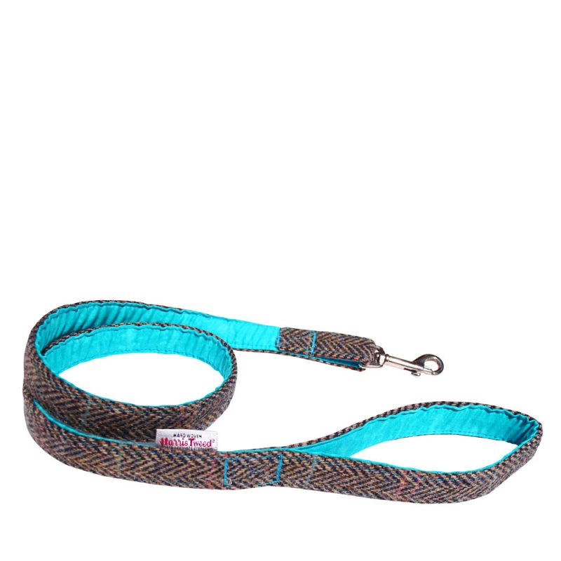 Harris Tweed Dog Lead Barra