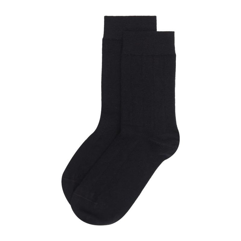 Indulgent Cashmere Women's Socks Black