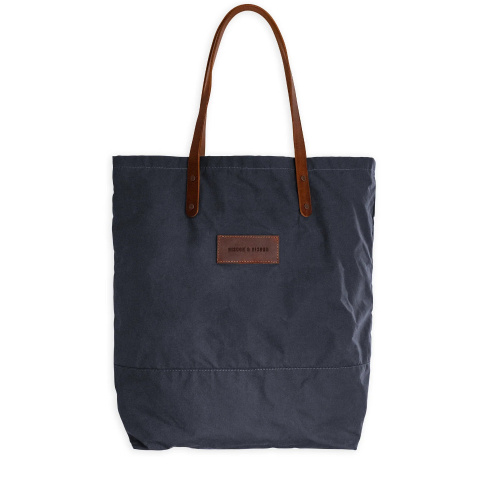 Risdon Waxed Canvas Tote Bag Grey