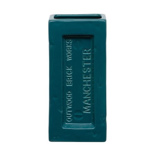 Manchester Brick Vase Teal
