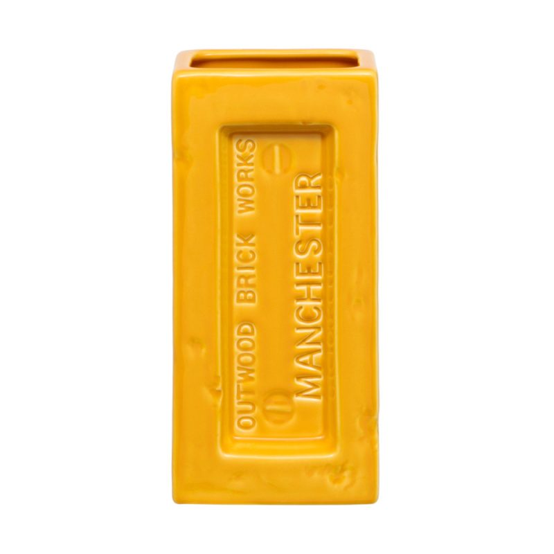 Manchester Brick Vase Yellow