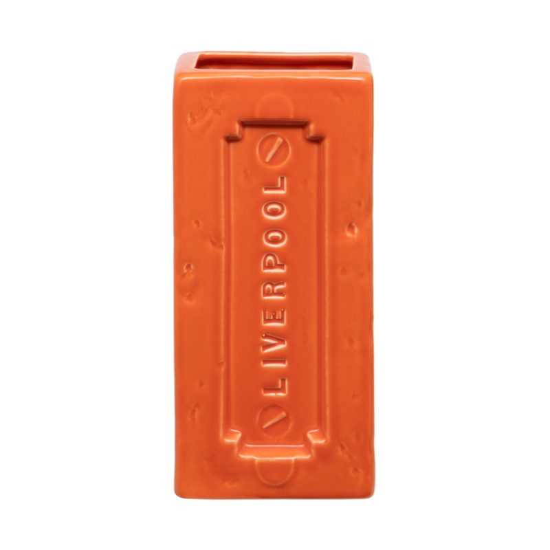 Liverpool Brick Vase Orange