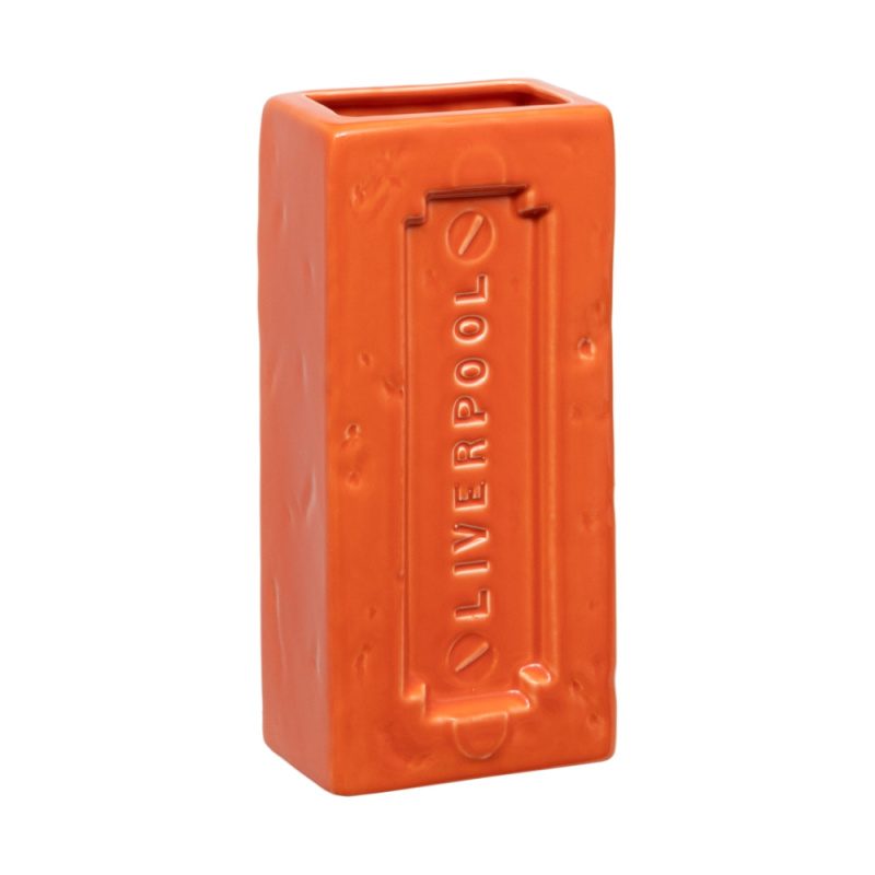 Liverpool Brick Vase Orange