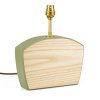 Aurora Wood Lamp Base Adam Green