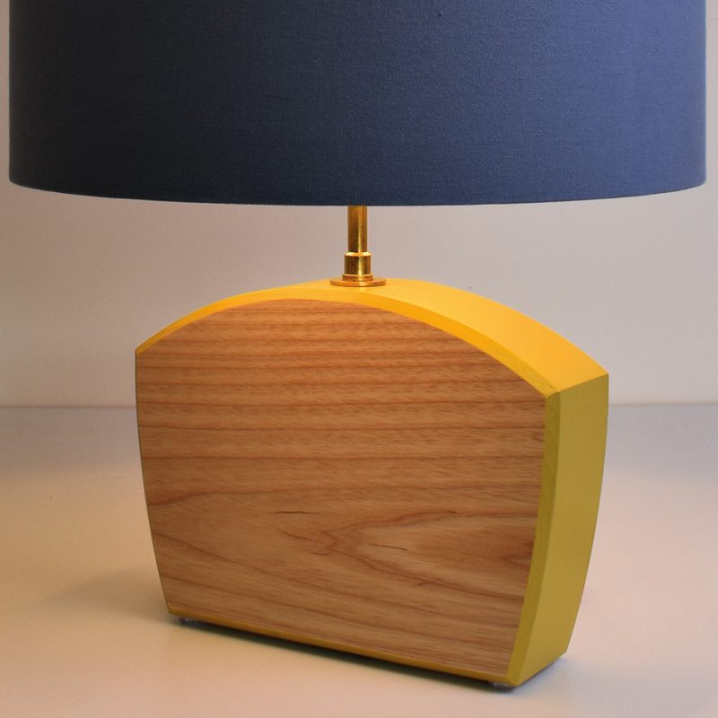 Aurora Wood Lamp Base Adam Green