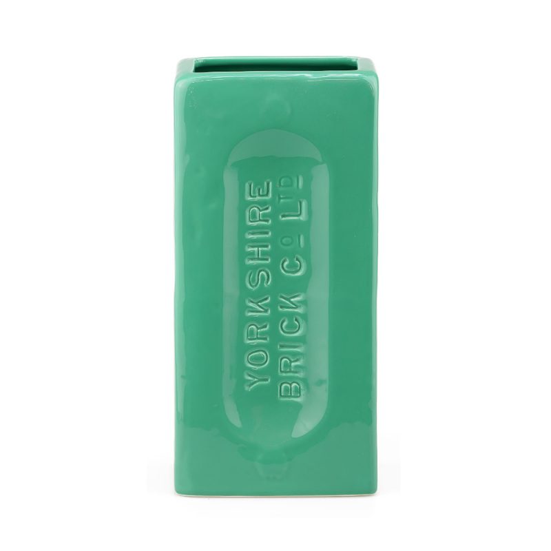 Yorkshire Brick Vase Green