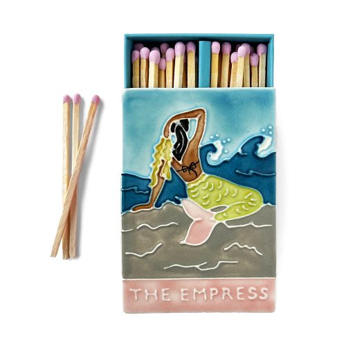 Empress Ceramic Matchbox