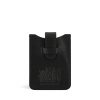 Leather Business Card Holder Onyx Black
