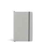 Woven Notebook Feather Grey