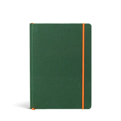 Woven Notebook Jewel Green