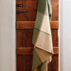 BE Throw: Block Check - Olive - 150x183cm