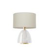 Balham Table Lamp Fine Ribbed Glass