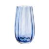 Artisan Dewdrop Glass Vase Iron Blue