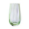 Artisan Dewdrop Glass Vase Moss Green