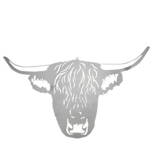 Highland Cow Steel Wall Hanger