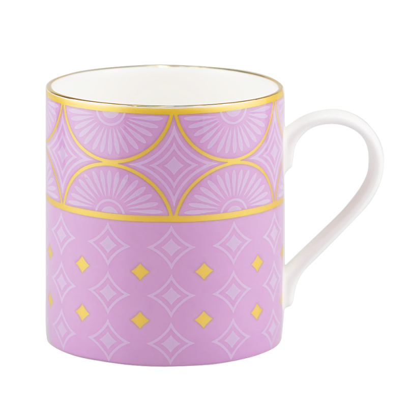 Geometric Mug Gold Lily