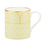 Geometric Mug Gold Pistachio