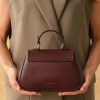 Mini Holly Leather Handbag Oxblood