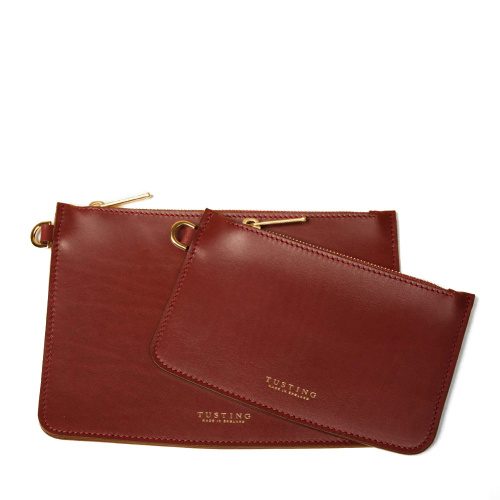Tusting Zip Pouch Pecan