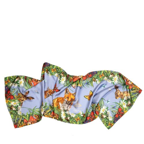 Spiritual Awakening Bluebell Classic Silk Scarf