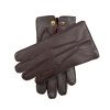 Burton Touchscreen Fur Lined Leather Gloves Brown