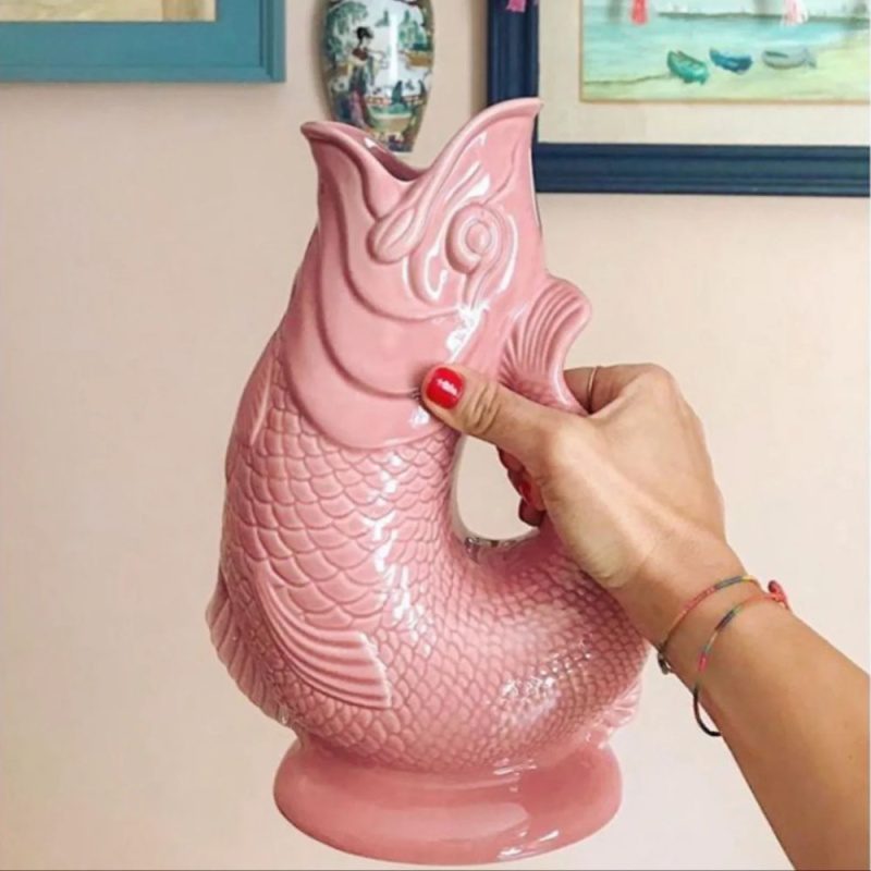 Pink Gluggle Jug Pitcher 0.6L
