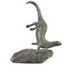 Otter Diving Solid Bronze Sculpture