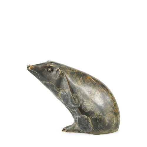 Hedgehog Solid Bronze Sculpture