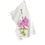 Holihocks Tea Towel