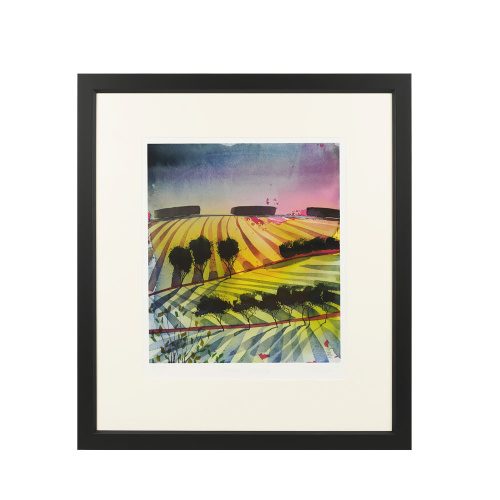 Summer Evening Art Print Framed